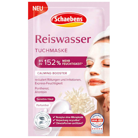 Schaebens Rice water sheet mask 1 piece
