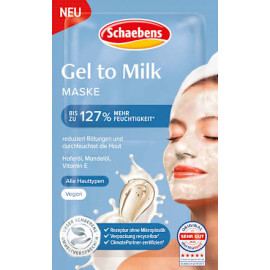 Schaebens Facial Cream Mask Gel to Milk 10 ml / 0.34 fl oz
