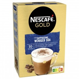 Nescafé Gold Cappuccino Type Less Sweet 125g