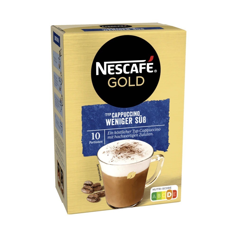 Nescafé Gold Cappuccino Type Less Sweet 125g