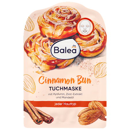 Balea Cinnamon Bun sheet mask