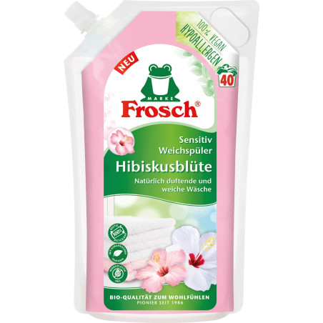 Frosch Hibiscus Flower Sensitive fabric softener 1l