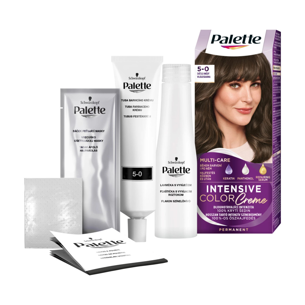 Schwarzkopf Palette Intensive Color Creme 5-0 Light Brown