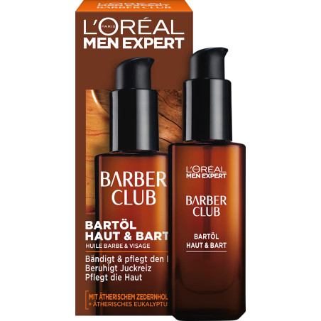 L'Oreal Men Expert Barber Club Bart- und Hautöl 30 ml / 1,0 fl oz