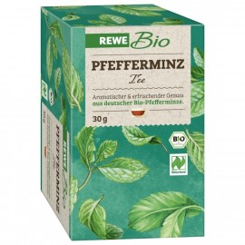 REWE bio peppermint tea 30g, 20 bags