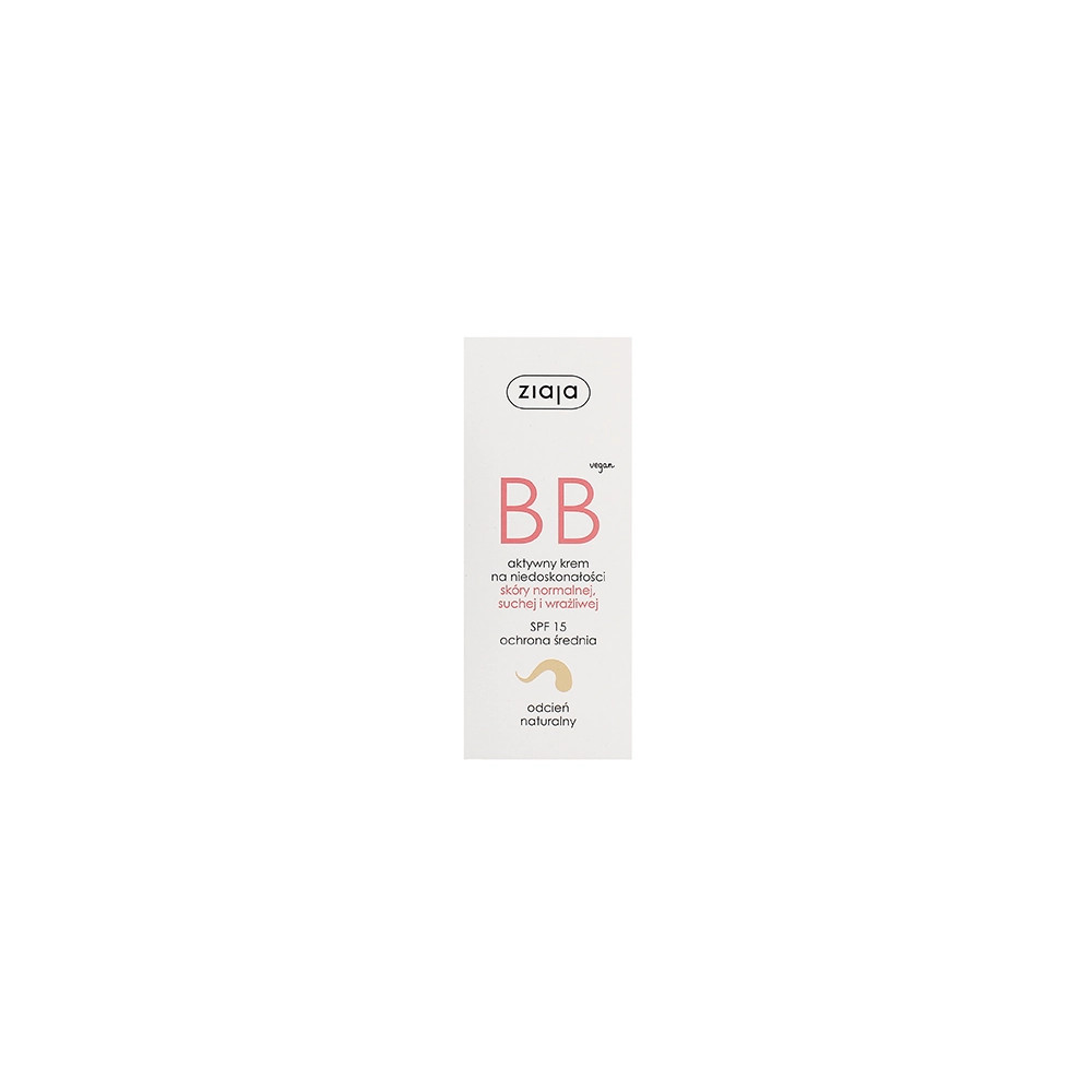 Ziaja BB Cream Normal and Dry Skin SPF15 50ml Natural