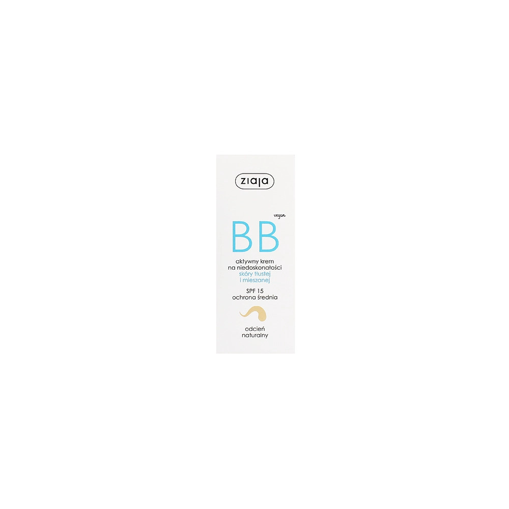 Ziaja BB Cream Oily and Mixed Skin SPF15 50ml Natural