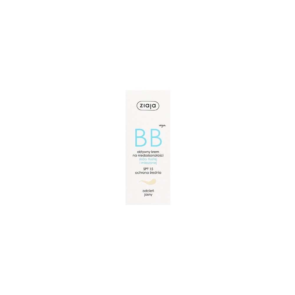 Ziaja BB Cream Oily and Mixed Skin SPF15 50ml Light