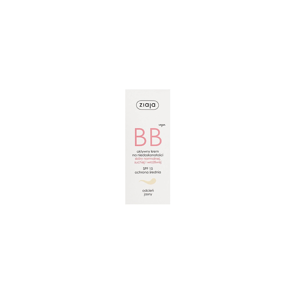 Ziaja BB Cream Normal and Dry Skin SPF15 50ml Light