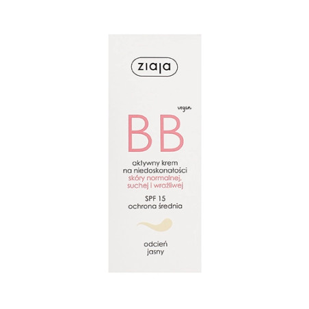 Ziaja BB Cream Normal and Dry Skin SPF15 50ml Light