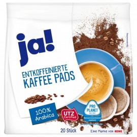 Ja! Decaffeinated coffee pods 20 pieces