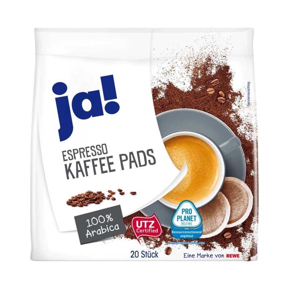 Ja! Espresso coffee pods 144g