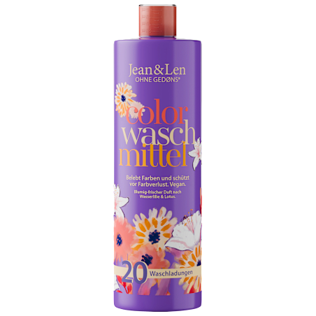 Jean & Len Color detergent liquid Water Lily & Lotus 20 Wl 1000 ml / 33.81 fl oz