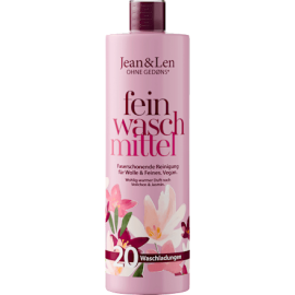 Jean & Len Liquid wool & delicate detergent Violet & Jasmine, 20 Wl 1000 ml / 33.81 fl oz