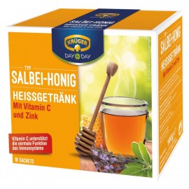 Krüger hot drink sage-honey 144g, 18 bags