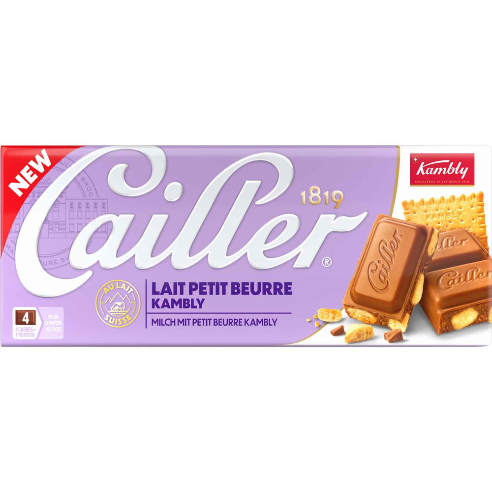 Cailler Milch mit Petit Beurre Kambly 100 g