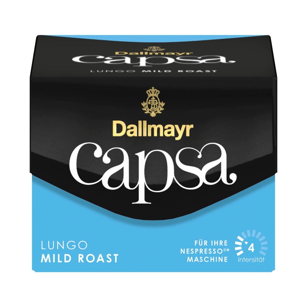 Dallmayr Capsa Lungo Mild coffee capsules 56g, 10 pieces
