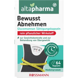 altapharma Glucomannan Satiety Capsules Conscious Weight Loss 36 g / 1.27 oz