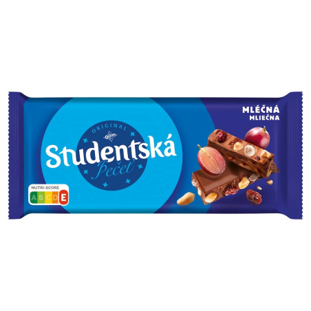 Orion Studentska Pecet Milchschokolade Rosinen und Nüsse 170 g