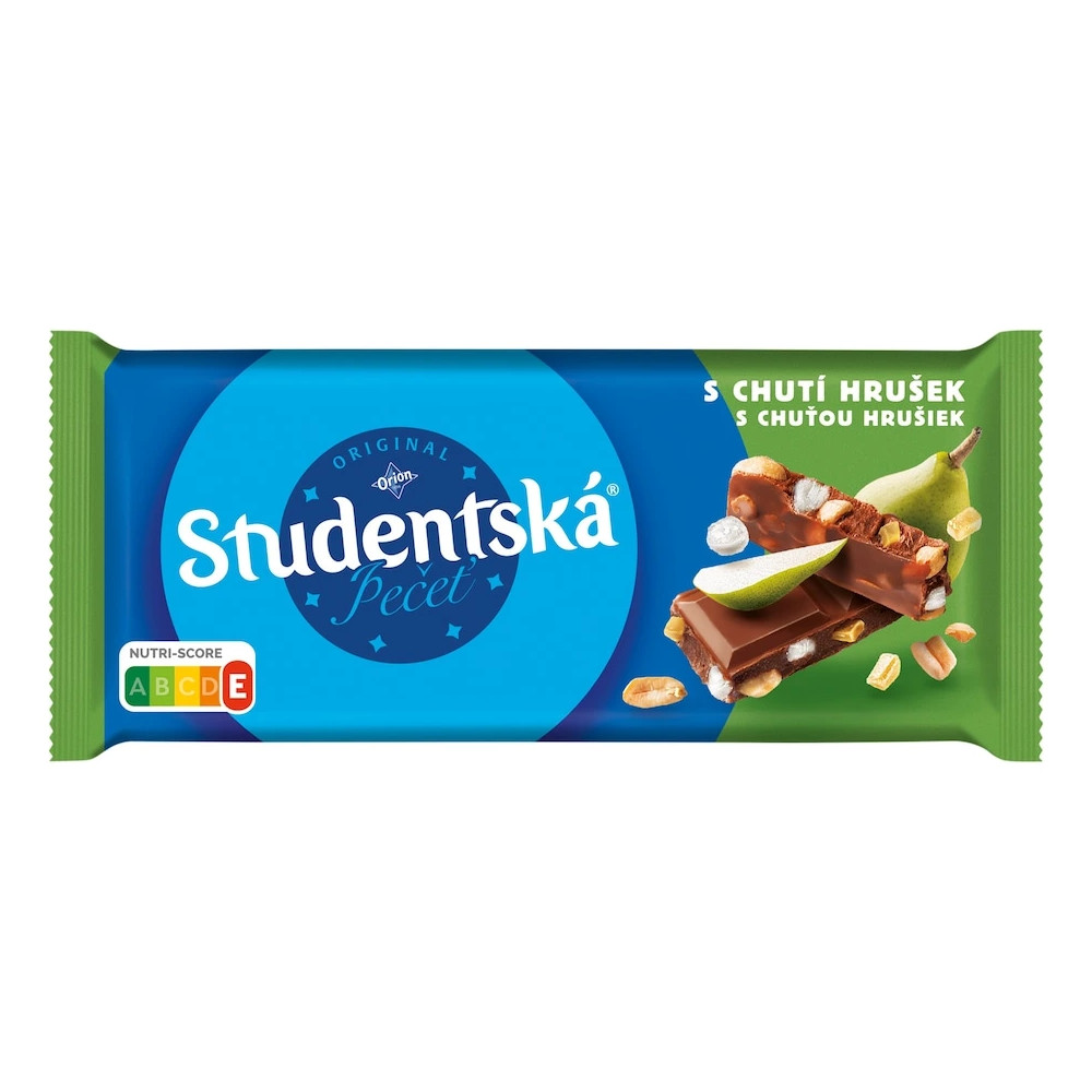Orion Studentska Pecet Milchschokolade Birne 170 g