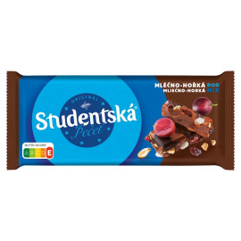Orion Studentska Pecet Duomix Milk-Dark Chocolate Raisins and Nuts 170g