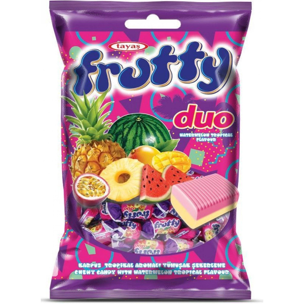Tayas Frutty Duo Wassermelone Tropisch Kaubonbon 1 kg