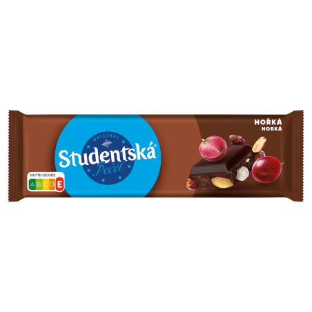 ORION Studentska Pecet Dark Chocolate with Peanuts, Raisins and Jelly 250 g