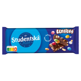 ORION Studentska Pecet Milk Chocolate and Lentils with Peanuts and Jelly 90 g