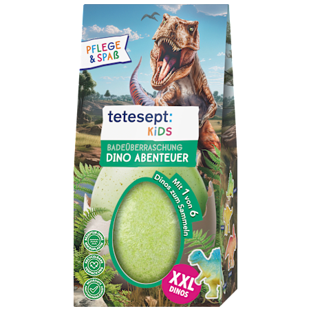 tetesept: KIDS Children's bath additive bath surprise T-Rex World, 1 piece