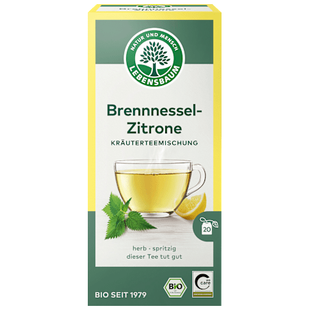 Lebensbaum Nettle-Lemon Herbal Tea (20 Tea Bags) 30 g / 1.06 oz