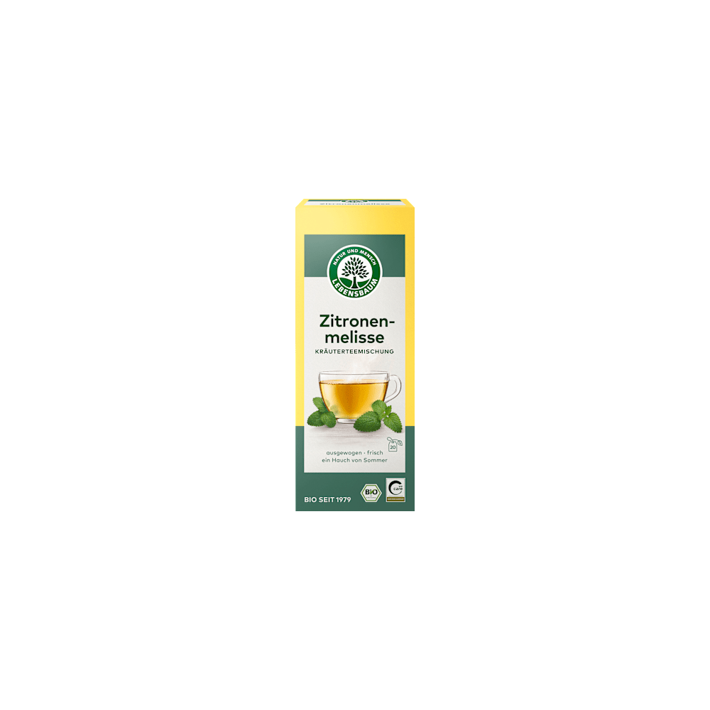 Lebensbaum Lemon Balm Herbal Tea (20 Tea Bags) 30 g / 1.06 oz