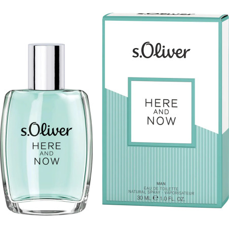 s. Oliver Here and Now Man Eau de Toilette 30 ml / 1.0 fl oz