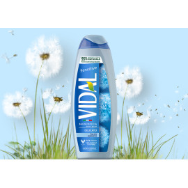 Vidal Sensitive Shower Gel 250 ml / 8.4 fl oz