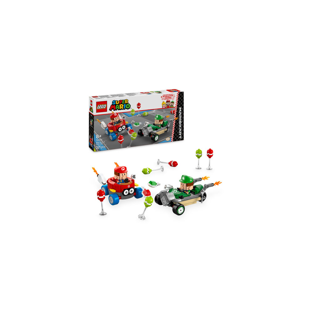 LEGO® Super Mario™ 72034 Mario Kart™ – Baby Mario vs. Baby Luigi