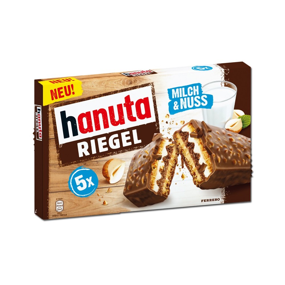 Ferrero Hanuta Riegel 5x 34.5 g