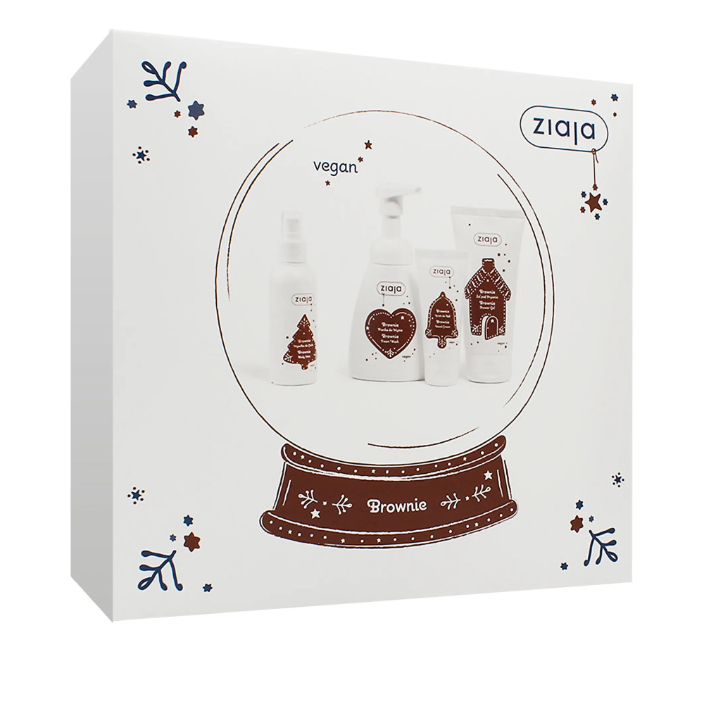 Ziaja Brownie SET (SG 160ml + Foam Wash 250ml + Hand Cream 50ml + Mist 100ml)