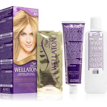 Wella Wellaton Permanent Color Crème 8/1 Light Ash Blonde