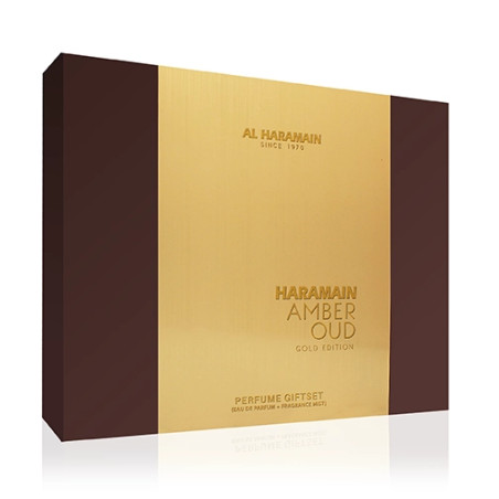 Al Haramain Amber Oud Gold Edition SET U (EDP 75ml + EDP 30ml + Mist 200ml)