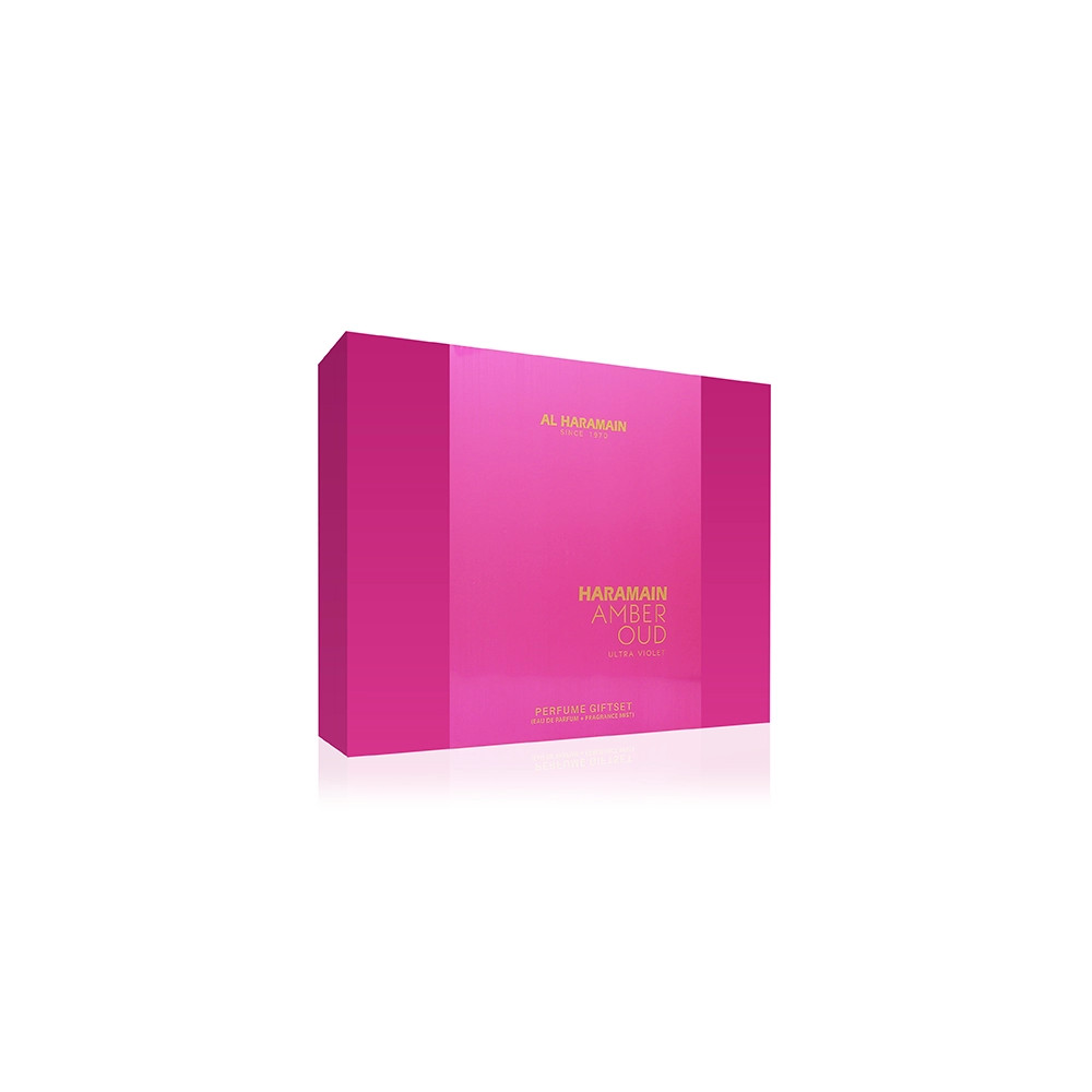 Al Haramain Amber Oud Ultra Violet SET U (EDP 75ml + EDP 30ml + Mist 200ml)