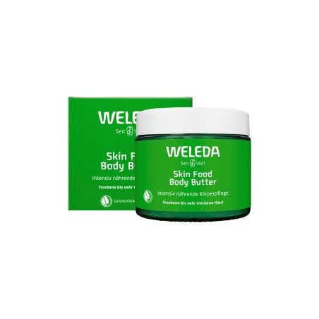 Weleda Body Butter Skin Food Body Butter in a glass jar, 150 ml
