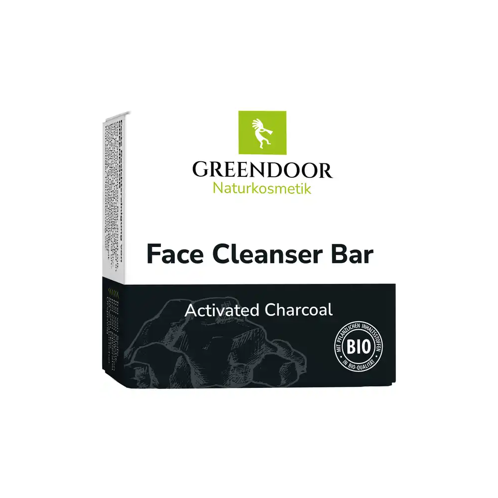 greendoor Face Cleanser Bar Activated Charcoal 57 g / 2.01 oz
