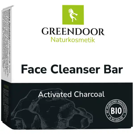 greendoor Face Cleanser Bar Activated Charcoal 57 g / 2.01 oz