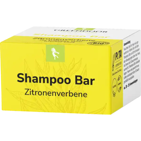 greendoor Lemon Verbena Shampoo Bar 75 g / 2.65 oz