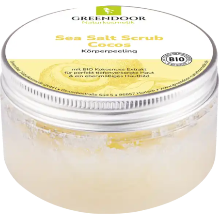 greendoor Sea-Salt Scrub Coconut 280 g / 9.88 oz