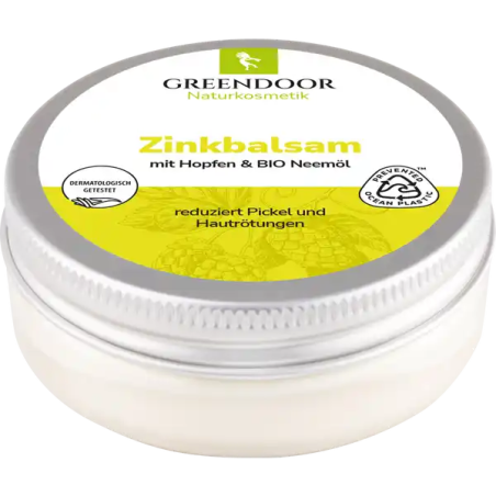 greendoor Zinc Balm with Hops & Organic Neem Oil 50 ml / 1.69 fl oz