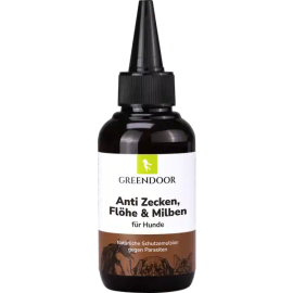 greendoor Anti-Tick, Flea, and Mite Protection for Dogs 100 ml / 3.38 fl oz