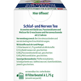 Bad Heilbrunner Schlaf- und Nerven Tee (8x1,75g)