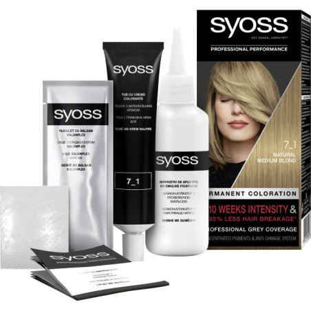 Syoss Hair Color 7-1 Natural Medium Blond