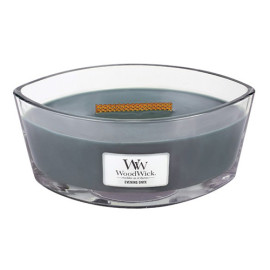 WoodWick Evening Onyx scented candle with wooden wick 453,6 g