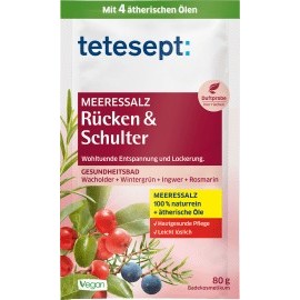 tetesept Bath salt back & shoulder, 80 g